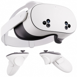 Oculus Lentes de Realidad Virtual Meta Quest 3S, 1832 x 1920, 256GB, Blanco 