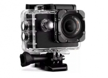 Cámara Deportiva OEM CAM360, 12MP, Full HD, MicroSD, Negro 