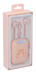 OEM Audífonos Intrauriculares con Micrófono GO-285, Alámbrico, 1.2 Metros, 3.5mm, Rosa 