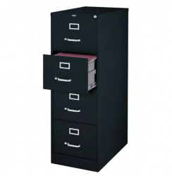 Office Dimensions Archivero, 4 Cajones, Negro 
