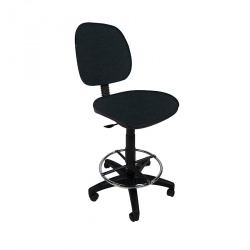 OFIK Silla Cajero Regia 1007, Respaldo Acolchado, Negro 