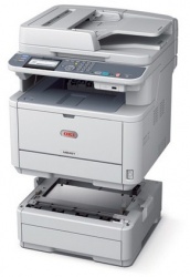 Multifuncional OKI MB461+LP, Blanco y Negro, LED, Print/Scan/Copy 