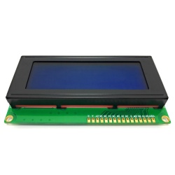 Oky Pantalla LCD para Placas de Desarrollo Arduino OS-04008, 4 x 20 Puntos, Fondo Azul 