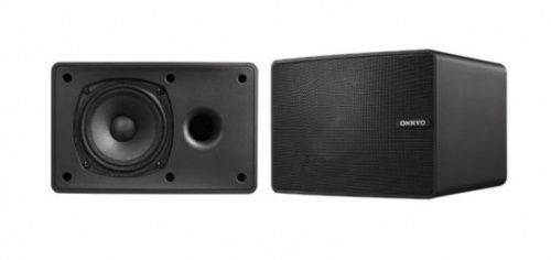 Onkyo Kit de Bocinas de Repisa para Sonido Envolvente, Alámbrico, 150W RMS, Negro 