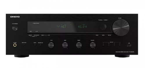 Onkyo Receptor AV TX-8470, 2 Canales,140 Vatios, Wi-Fi, Bluetooth, HDMI/RCA 