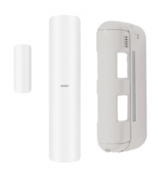 Optex Sensor de Movimiento PIR de Montaje en Pared BX-80NR, Inalámbrico, 24 Metros, Blanco, incluye Transmisor DS-PDMC-EG2-WB 