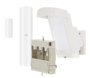 Optex Sensor de Movimiento PIR Montaje en Pared HX-40, Alámbrico, hasta 9 Metros  