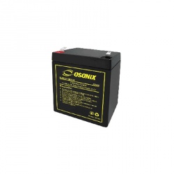 Osonix Batería Sellada de Plomo OBS125, VRLA, 12V, 5A 