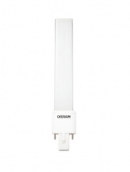 Osram Foco Fluorescente G23, Luz Blanco Frío, Base Pin,  6W, 540 Lúmenes, Blanco 