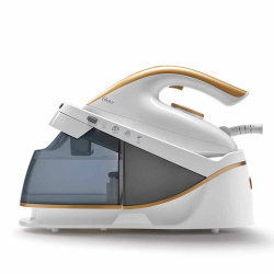 Oster Plancha de Vapor Press-Xpress, 1600W, 1.7 Litros, Blanco/Dorado 