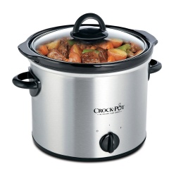 Oster Olla de Cocción Lenta CrockPot, 3.8 Litros, Acero Inoxidable 