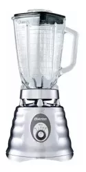 Oster Licuadora 465-13, 1.2 Litros, 500W, 2 Velocidades, Cromo 