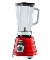 Oster Licuadora BLST4126R, 1.2 Litros, 1000W, 3 Velocidades, Rojo 