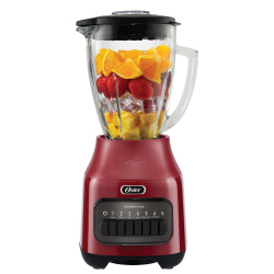Oster Licuadora BLSTPEGRPB, 1.5 Litros, 800W, 6 Velocidades, Rojo  