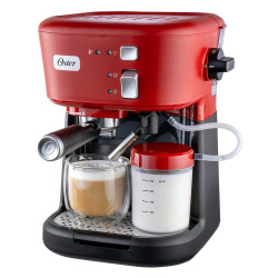 Oster Cafetera para Espresso BVSTEM5501R, 900ml, Rojo 