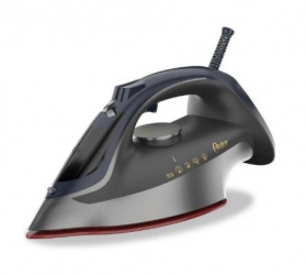 Oster Plancha de Vapor GCSTAC6952, Suela Antiadherente, 300ml, 1600W, Azul/Gris 