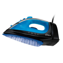 Oster Plancha Vapor-Seco GCSTBSRC2020-013, 1500W, 160ml, Negro/Azul 