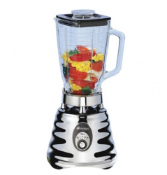 Oster Licuadora M4655-813, 1.25 Litros, 600W, 3 Velocidades, Negro/Plata 