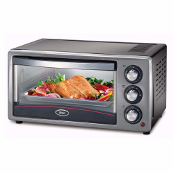 Oster Horno Eléctrico TSSTTV15LTB-013, 1300W, 230°C máx, Negro/Plata  
