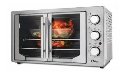 Oster Horno Mecánico TSSTTVFDXL, 42 Litros, Plata 