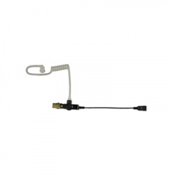 Otto Auricular con Tubo Acústico, Negro/Transparente - Requiere Micrófono Serie LOC 