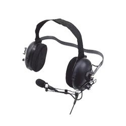 Otto Auricular con Micrófono de Uso Rudo para Radio V4-10516, Negro, para Icom 