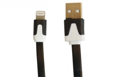 OvalTech Cable USB Macho - Lightning Macho, 1 Metro, Negro 