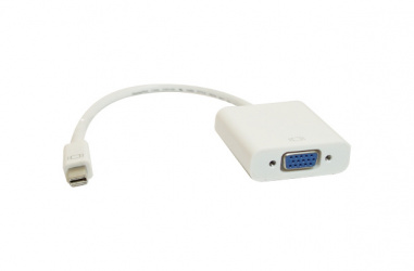 Ovaltech Adaptador Mini Displayport  Macho - VGA Hembra, Blanco 