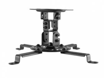 Ovaltech Soporte de Techo para Proyector OVPR-150MM, hasta 13.5Kg, Negro 