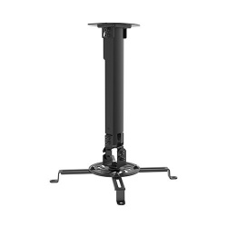Ovaltech Soporte de Techo para Proyector OVPR-580MM, hasta 13.5Kg, Negro 