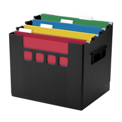 Oxford Revistero de Plástico 43013, Negro 