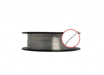 Paamon Bobina de Alambre Galvanizado para Cerca Eléctricas, 250 Metros, Aluminio 