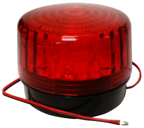 Paamon Estrobo Rojo AM-LED2, LED, 24V, Instalación a 2 Hilos 