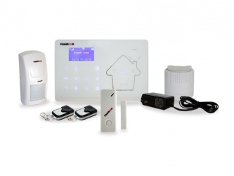 Paamon Kit de Alarma PM-410GTCID, Inalambrico, incluye Panel/Controlador, Blanco 