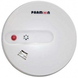 Paamon Detector de Humo y Temperatura PM-SMKW100, Inalámbrico, hasta 12 Metros, 433MHz 