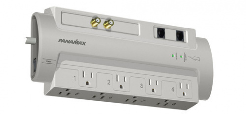 Panamax Supresor de Picos SP8-AV, 8 Contactos, 1125J, 2x RJ-45 