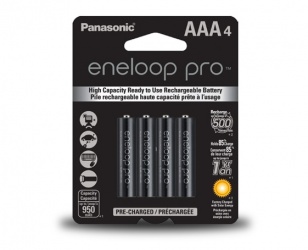 Panasonic Batería Recargable AAA, 950mAh, 4 Piezas 