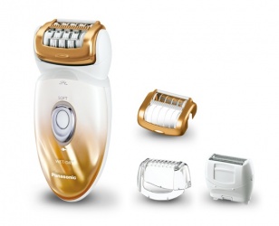 Panasonic Depiladora ES-ED50N571, Mojado y Seco, 2 Velocidades, Oro/Blanco 