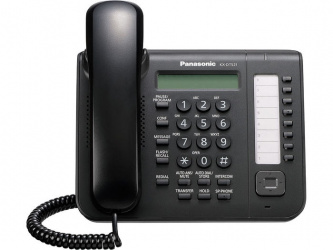 Panasonic Teléfono Alámbrico de 1 Línea KX-DT521X, Digital, Altavoz, Negro 