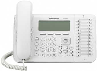 Panasonic Teléfono Alámbrico de 3 Líneas KX-DT543X, Altavoz, Blanco 