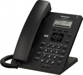 Panasonic Teléfono IP con Pantalla 2.3'' KX-HDV100, 2 Teclas Programables,  1x RJ-45, Negro 