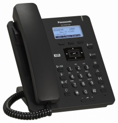 Panasonic Teléfono IP KX-HDV130, 2 Líneas, 2 Teclas Programables, Altavoz, Negro 