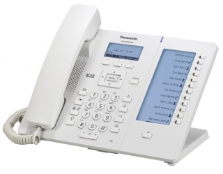 Panasonic Teléfono IP KX-HDV230X, 6 Lineas, 12 Teclas Programables, Altavoz, Blanco 