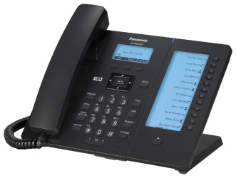 Panasonic Teléfono IP con Pantalla 2.3'' KX-HDV230XB, Altavoz, 6 Lineas, Negro 