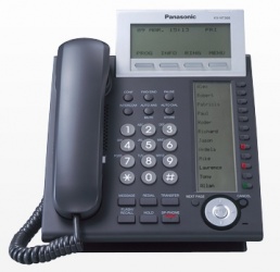 Panasonic Teléfono IP KX-NT366X-B, 6 Líneas, Pantalla LCD, Manos Libres, Negro 