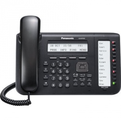 Panasonic Teléfono IP KX-NT553X-B, Alámbrico, 3 Líneas, 12 Teclas Programables, Altavoz, Negro 