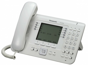 Panasonic Teléfono IP KX-NT560X, Alámbrico, 9 Teclas Programables, Altavoz, Blanco 