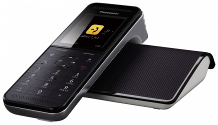 Panasonic Teléfono Premium WiFi con Smartphone Connect, Inalámbrico, Negro 