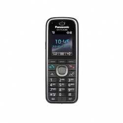 Panasonic Teléfono Inalámbrico DECT KX-TCA285, 1 Auricular, Altavoz, Negro 