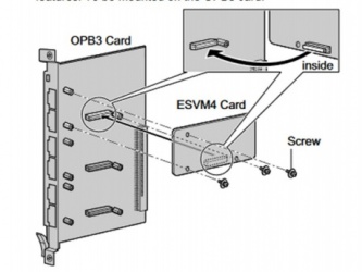 Panasonic Tarjeta de Correo de Voz Simple KX-TDA0194XJ, 4 Canales, para Panasonic 